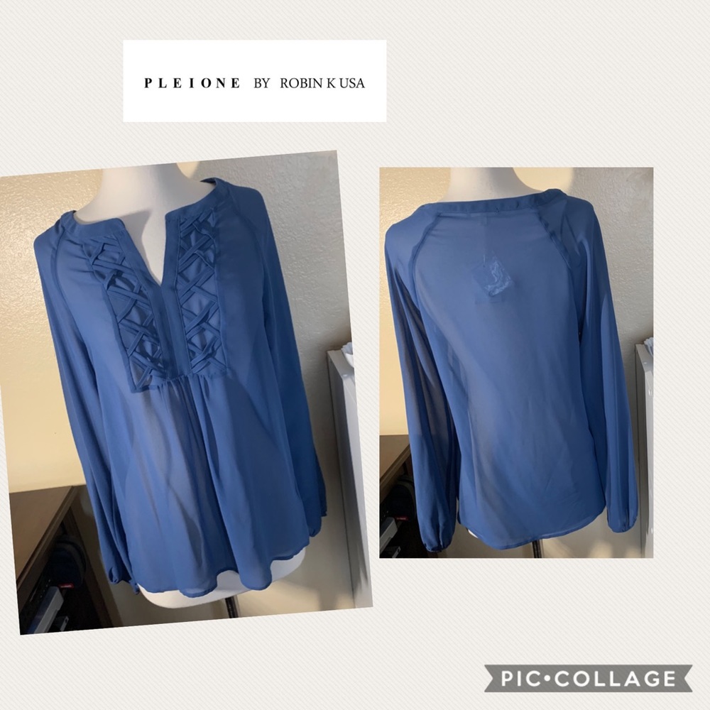 Pleione sheer top